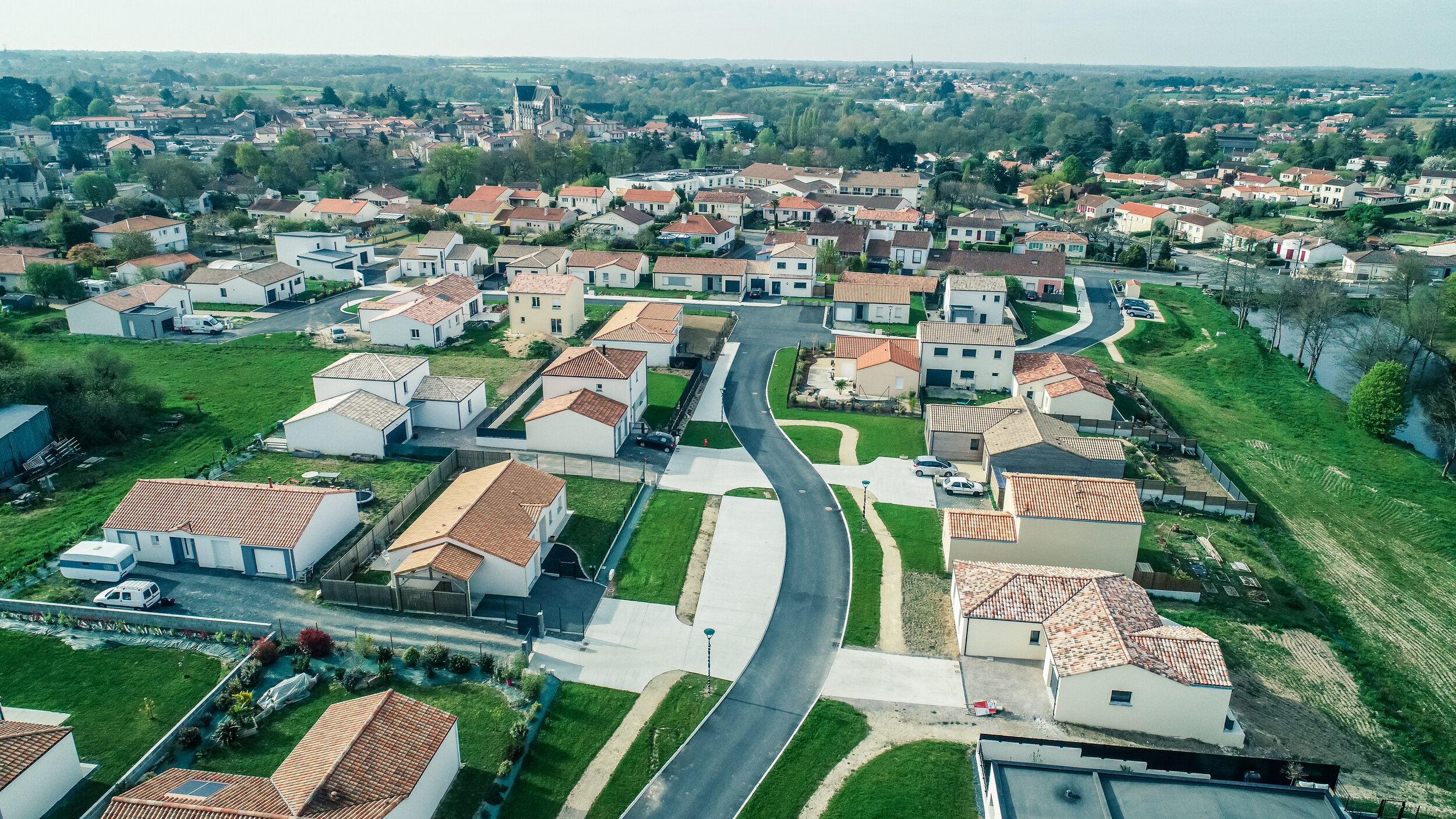 Le Domaine de Bellevue - Loire Atlantique - Vue aérienne