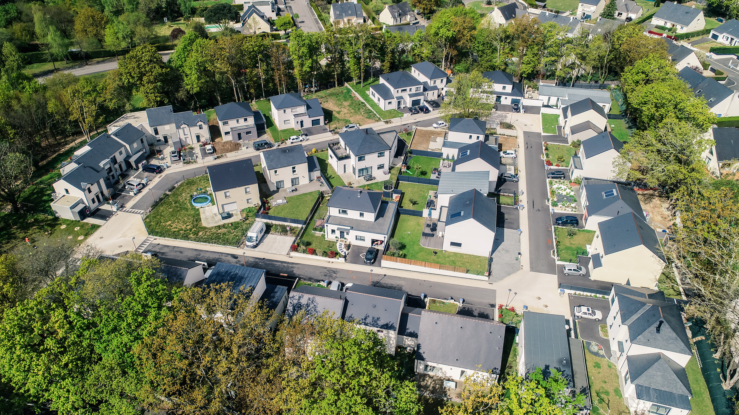 Le Bois de Brimberne - Sautron - Vue aérienne